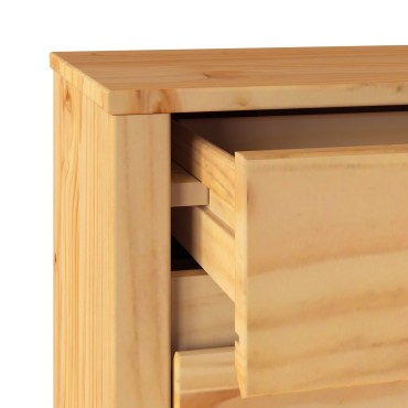 vidaXL Συρταριέρα ""DRAMMEN"" 111x43x73,5cm Μασίφ ξύλο πεύκου 1 τεμ.