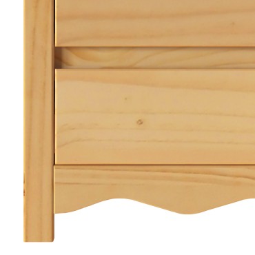 vidaXL Συρταριέρα ""DRAMMEN"" 111x43x73,5cm Μασίφ ξύλο πεύκου 1 τεμ.