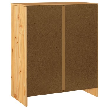 vidaXL Συρταριέρα ""DRAMMEN"" 76,5x40x91cm Σοκολατένιο Ξύλο Πεύκου 1 τεμ.
