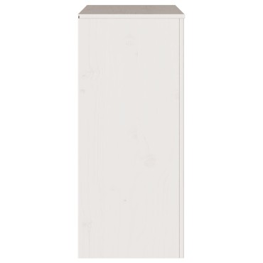 vidaXL Επιπλάκια Συρταριών ""DRAMMEN"" Λευκό 76,5x40x91cm Ξύλο Πεύκου