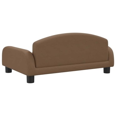 vidaXL Κρεβάτι Σκύλου Καφέ 70 x 45 x 30 εκ. Υφασμάτινο