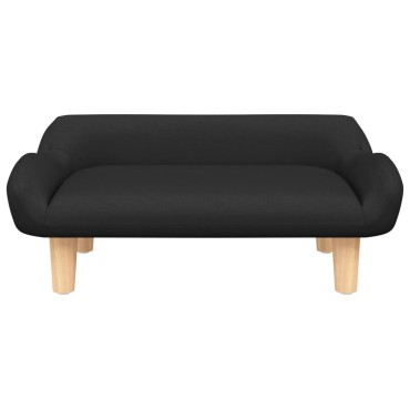 vidaXL Καναπές Παιδικός Μαύρο 70x40x24cm από Υφασμάτινη 1 τεμ.