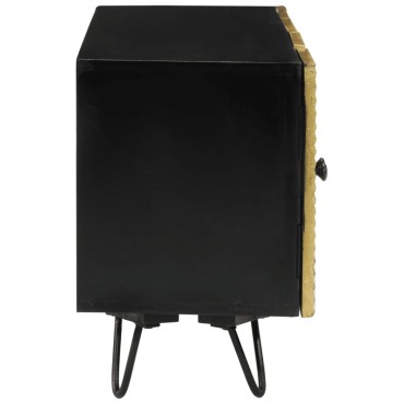 vidaXL Έπιπλο Τηλεόρασης 110x30x45cm από Μασίφ Ξύλο Μάνγκο