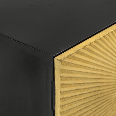 vidaXL Έπιπλο Τηλεόρασης 110x30x45cm από Μασίφ Ξύλο Μάνγκο