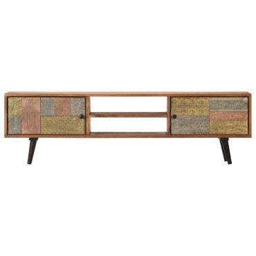 vidaXL Έπιπλο Τηλεόρασης 140x30x40cm από Μασίφ Ξύλο Ακακίας