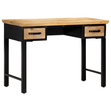 vidaXL Γραφείο 110x50x76cm από Μασίφ Ξύλο Μάνγκο 1 τεμ.