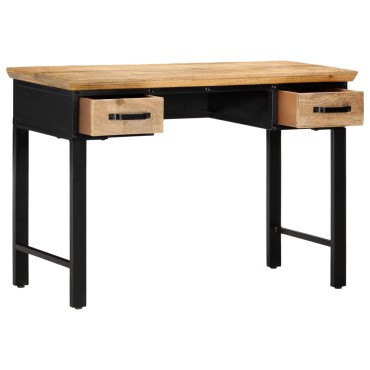 vidaXL Γραφείο 110x50x76cm από Μασίφ Ξύλο Μάνγκο 1 τεμ.