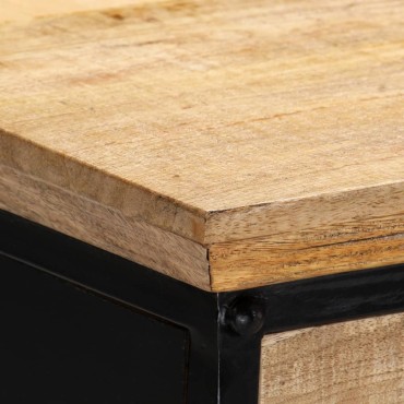 vidaXL Γραφείο 110x50x76cm από Μασίφ Ξύλο Μάνγκο 1 τεμ.