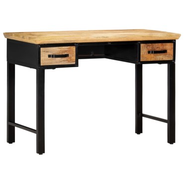 vidaXL Γραφείο 110x50x76cm από Μασίφ Ξύλο Μάνγκο 1 τεμ.
