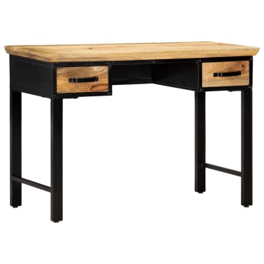 vidaXL Γραφείο 110x50x76cm από Μασίφ Ξύλο Μάνγκο 1 τεμ.