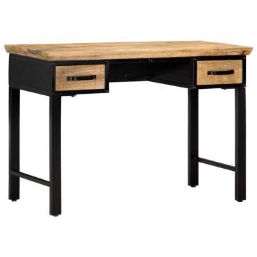 vidaXL Γραφείο 110x50x76cm από Μασίφ Ξύλο Μάνγκο 1 τεμ.