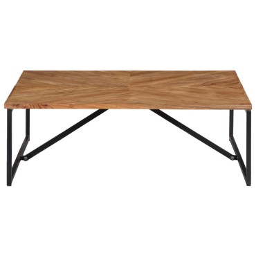 vidaXL Τραπεζάκι Σαλονιού 110x110x36cm από Μασίφ Ξύλο Ακακίας 1 τεμ.