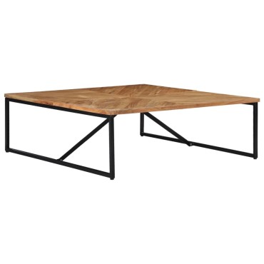 vidaXL Τραπεζάκι Σαλονιού 110x110x36cm από Μασίφ Ξύλο Ακακίας 1 τεμ.