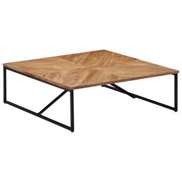 vidaXL Τραπεζάκι Σαλονιού 110x110x36cm από Μασίφ Ξύλο Ακακίας 1 τεμ.