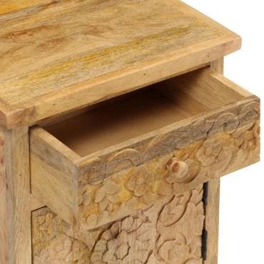 vidaXL Κομοδίνο 40x30x50cm από Μασίφ Ξύλο Μάνγκο 1 τεμ.