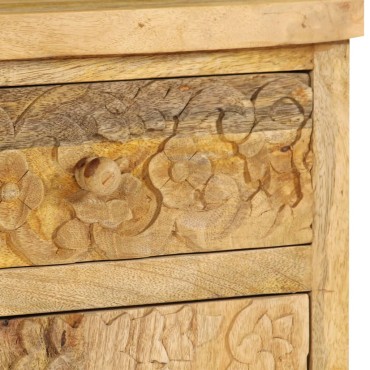 vidaXL Κομοδίνο 40x30x50cm από Μασίφ Ξύλο Μάνγκο 1 τεμ.