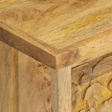 vidaXL Κομοδίνο 40x30x50cm από Μασίφ Ξύλο Μάνγκο 1 τεμ.