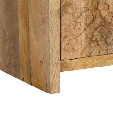 vidaXL Κομοδίνο 40x30x50cm από Μασίφ Ξύλο Μάνγκο 1 τεμ.