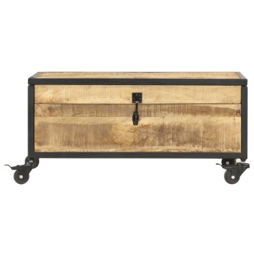 vidaXL Τραπεζάκι Σαλονιού 70x50x33cm από Μασίφ Ξύλο Μάνγκο 1 τεμ.