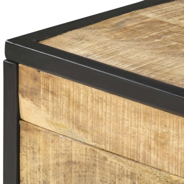 vidaXL Τραπεζάκι Σαλονιού 70x50x33cm από Μασίφ Ξύλο Μάνγκο 1 τεμ.