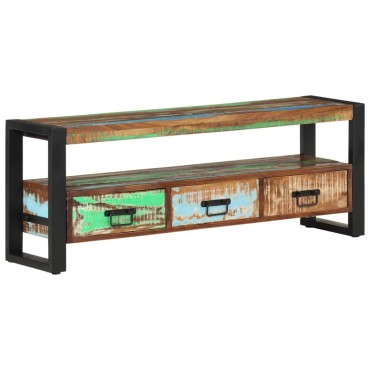 vidaXL Έπιπλο Τηλεόρασης 120x30x45cm από Μασίφ Ανακυκλωμένο Ξύλο