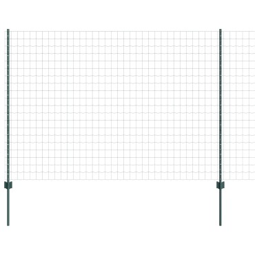 vidaXL Euro Fence Σετ 2 Πράσινος Ατσάλι με Επικάλυψη Σκόνης 10 x 1.6 μ