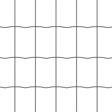 vidaXL Σετ Γκρι Φράκτη  Euro Σετ των 2 Γκρι Μέταλλο 10x1,4 μ