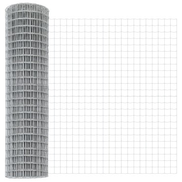 vidaXL Σετ Φράκτη  2 σετ Γαλβανισμένο ατσάλι 10x1.2 μ Ανθεκτικός