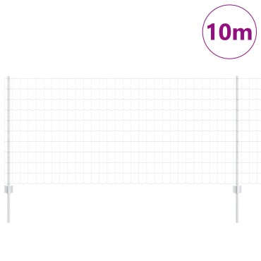 vidaXL Σετ Φράχτη  Σετ 2 Γαλβανισμένο ατσάλι 10x1 μ Ανθεκτικό