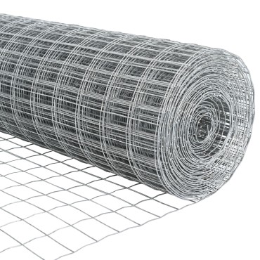 vidaXL Σετ Φράχτη  Σετ 2 Γαλβανισμένο ατσάλι 10x1 μ Ανθεκτικό