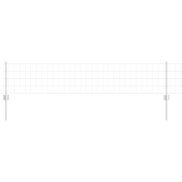 vidaXL Σετ Euro Fence Σετ από 2 Γαλβανισμένος χάλυβας 50 mx0.4 m