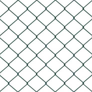 vidaXL Σετ Φράχτη  Σετ 2 Πράσινο Μέταλλο 25x1.5 μ Ανθεκτικό