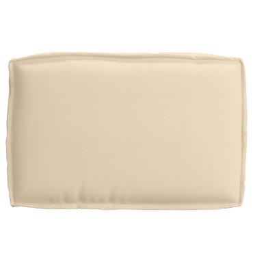 vidaXL Μαξιλάρι Παλέτας για Καθίσμα Μπεζ 60x40x8cm Oxford Fabric