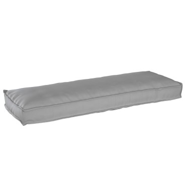 vidaXL Μαξιλάρι Παλέτας για Πάγκο Γκρι 120x40x8cm Υφασμάτινος Πολυεστέρας