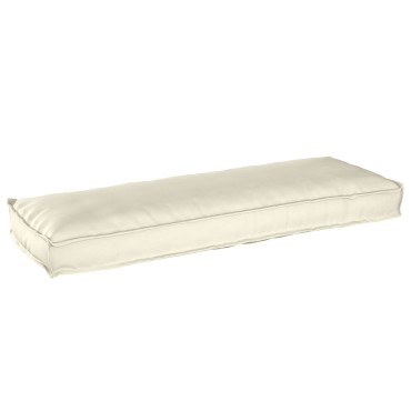 vidaXL Μαξιλάρι Παλαιού Τύπου Κρεμ 120x40x8cm Oxford Fabric