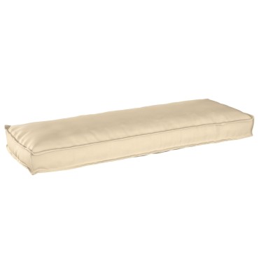 vidaXL Μαξιλάρι Πλατφόρμας για Πάγκο Μπεζ 120x40x8cm Υφασμα Oxford