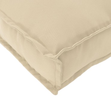 vidaXL Μαξιλάρι Πλατφόρμας για Πάγκο Μπεζ 120x40x8cm Υφασμα Oxford