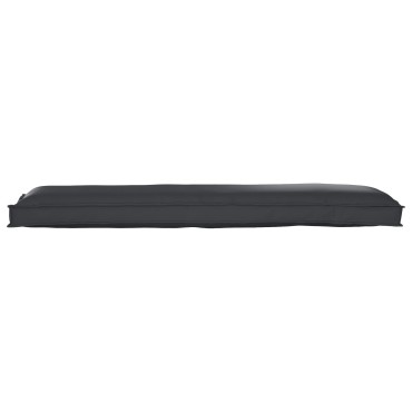 vidaXL Μαξιλάρια Παλέτας για Πάγκο 2 τεμ Μαύρο 150x40x8cm Ύφασμα Oxford