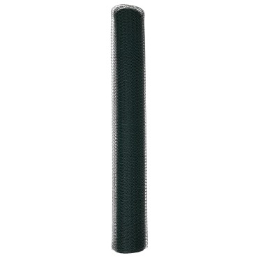 vidaXL Φράχτης Εξάγωνος Πράσινος 1.4x10 μ Ατσάλι 1000x140x0.07cm