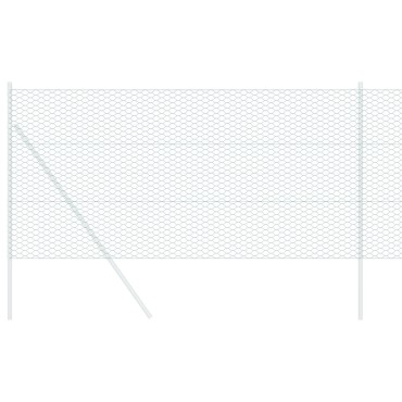 vidaXL Φράχτης Έξιγωνο Πράσινος 1.4x10 μ Ατσάλι 1000x140x0.09cm