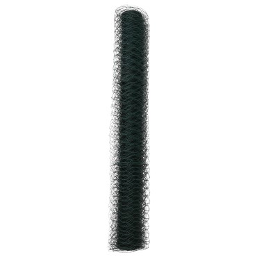 vidaXL Φράχτης Έξιγωνο Πράσινος 1.4x25 μ Ατσάλι 2500x140x0.09cm