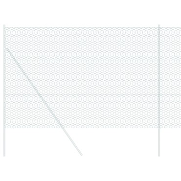 vidaXL Φράχτης Εξάγωνου Πράσινος 1.6x100 μ Χάλυβα