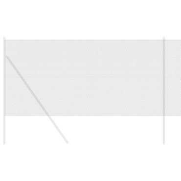 vidaXL Εξάγωνος Φράκτης Γκρι 1x10 μ Χάλυβας 1000x100x0.07cm