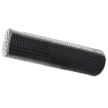 vidaXL Γκρι Hexagon Fence 0.4x100 μ Ατσάλι 10000x40x0.07cm