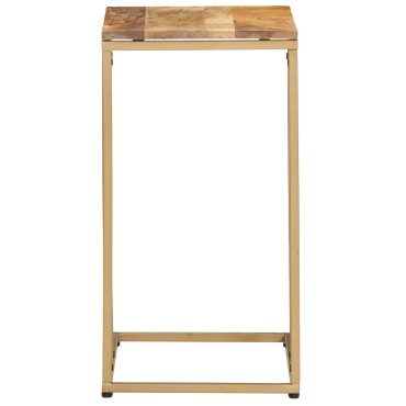 vidaXL Βοηθητικό Τραπέζι 35x45x65cm από Μασίφ Ξύλο Μάνγκο 1 τεμ.