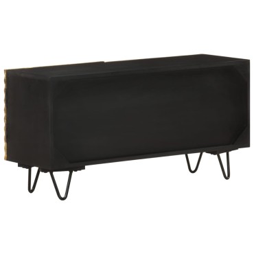 vidaXL Έπιπλο Τηλεόρασης 90x30x45cm από Μασίφ Ξύλο Μάνγκο