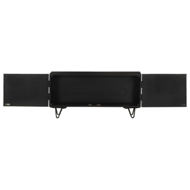 vidaXL Έπιπλο Τηλεόρασης 90x30x45cm από Μασίφ Ξύλο Μάνγκο