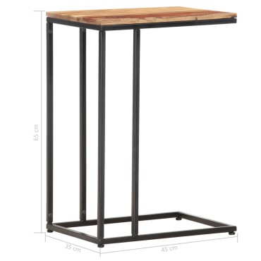 vidaXL Βοηθητικό Τραπέζι 35x45x65cm από Μασίφ Ξύλο 1 τεμ.