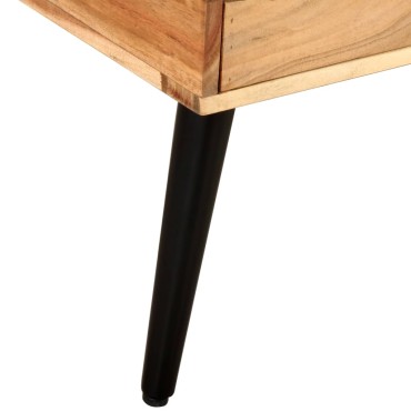 vidaXL Τραπεζάκι Σαλονιού 88x50x42cm από Μασίφ Ξύλο Ακακίας 1 τεμ.