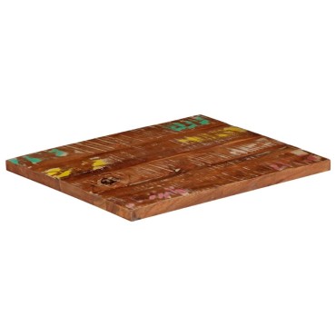 vidaXL Επιφάνεια Τραπεζιού Ορθογώνια 60x50x2,5cm Ανακυκλωμένο Ξύλο 1 τεμ.